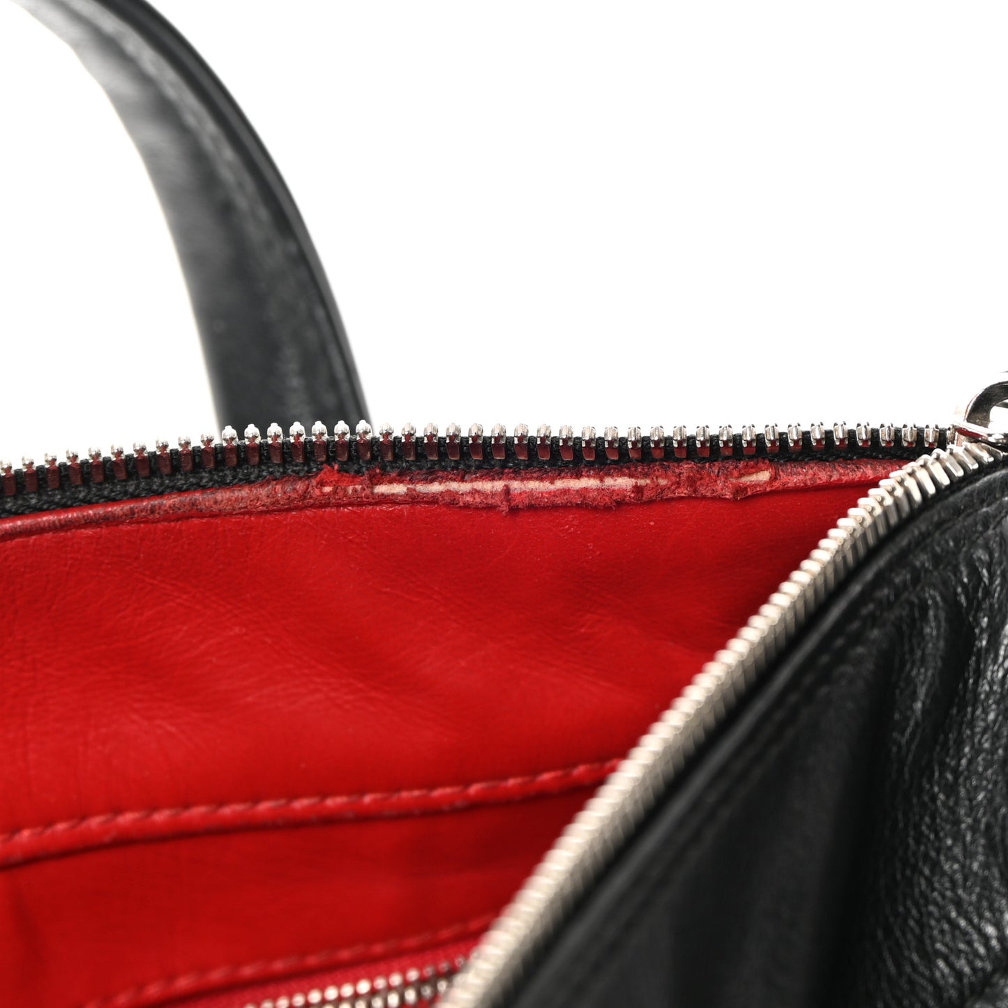 Calfskin S Triangle Duffle Black