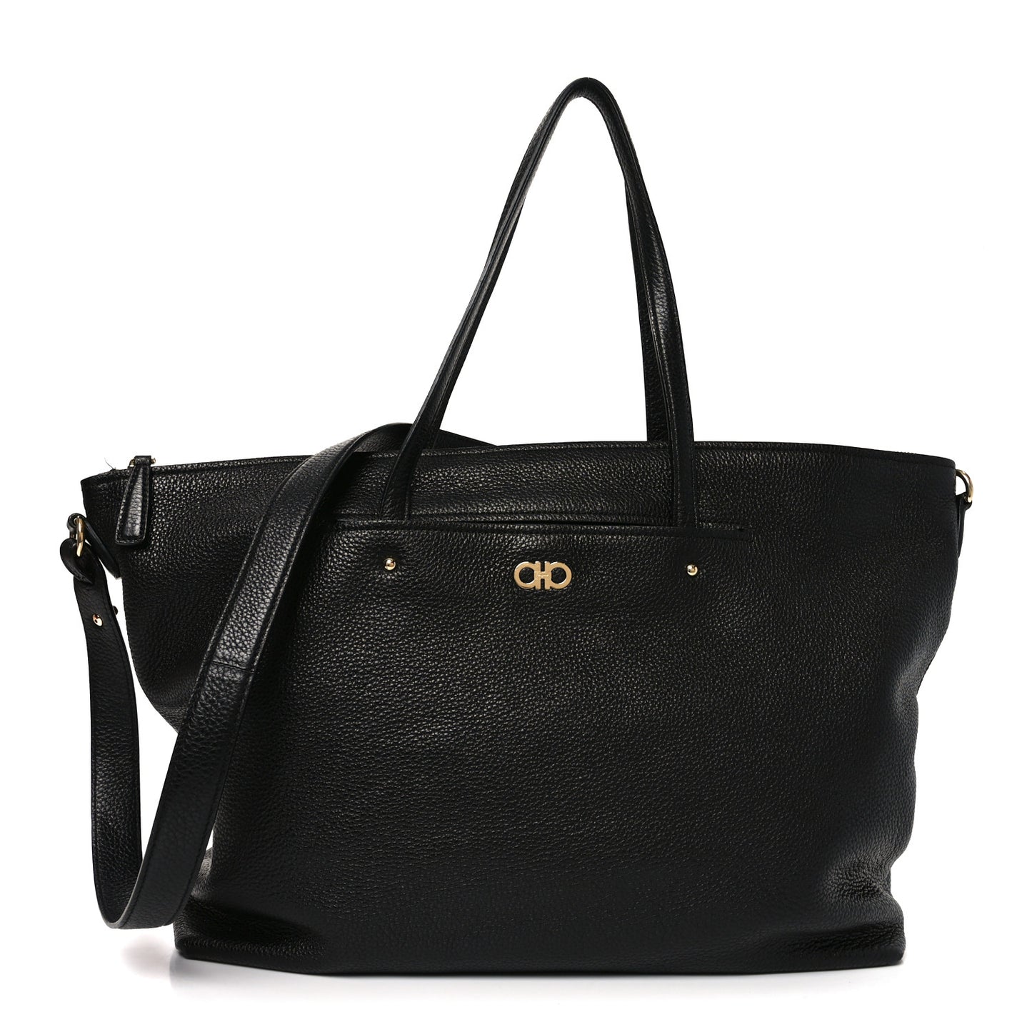 Calfskin Large Mika Tote Black