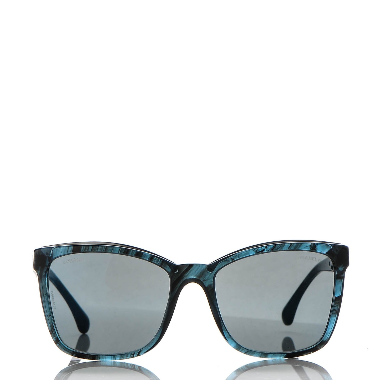 Square Chain Sunglasses 5360-Q Dark Blue