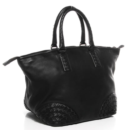 Bottega Veneta Nappa Intrecciato Woven Tote Nero Black 3 of 8
