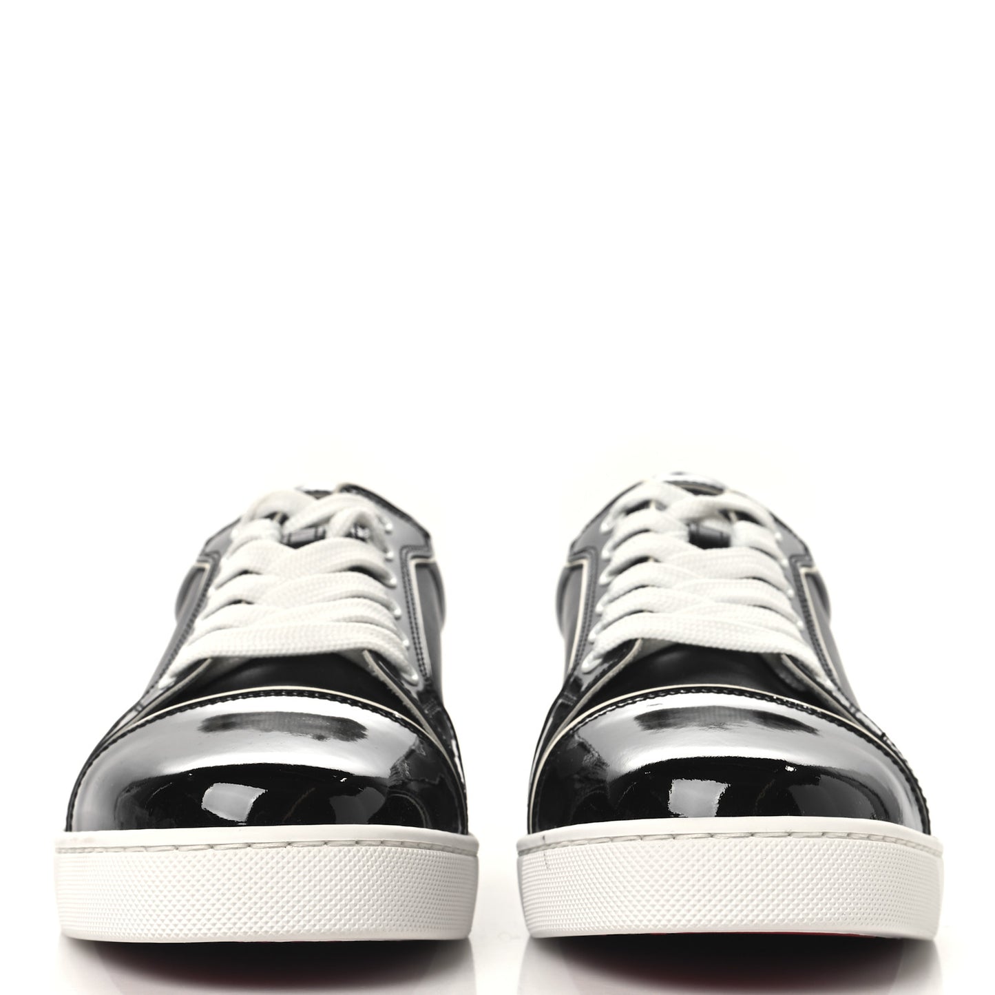 Patent Calfskin Funnyto Low Top Sneaker 38.5 Black