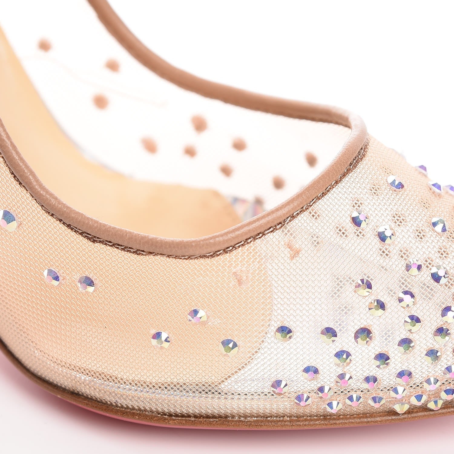 Christian Louboutin Crystal Strass Follies 100 Pumps 37 Crystal 10 of 11