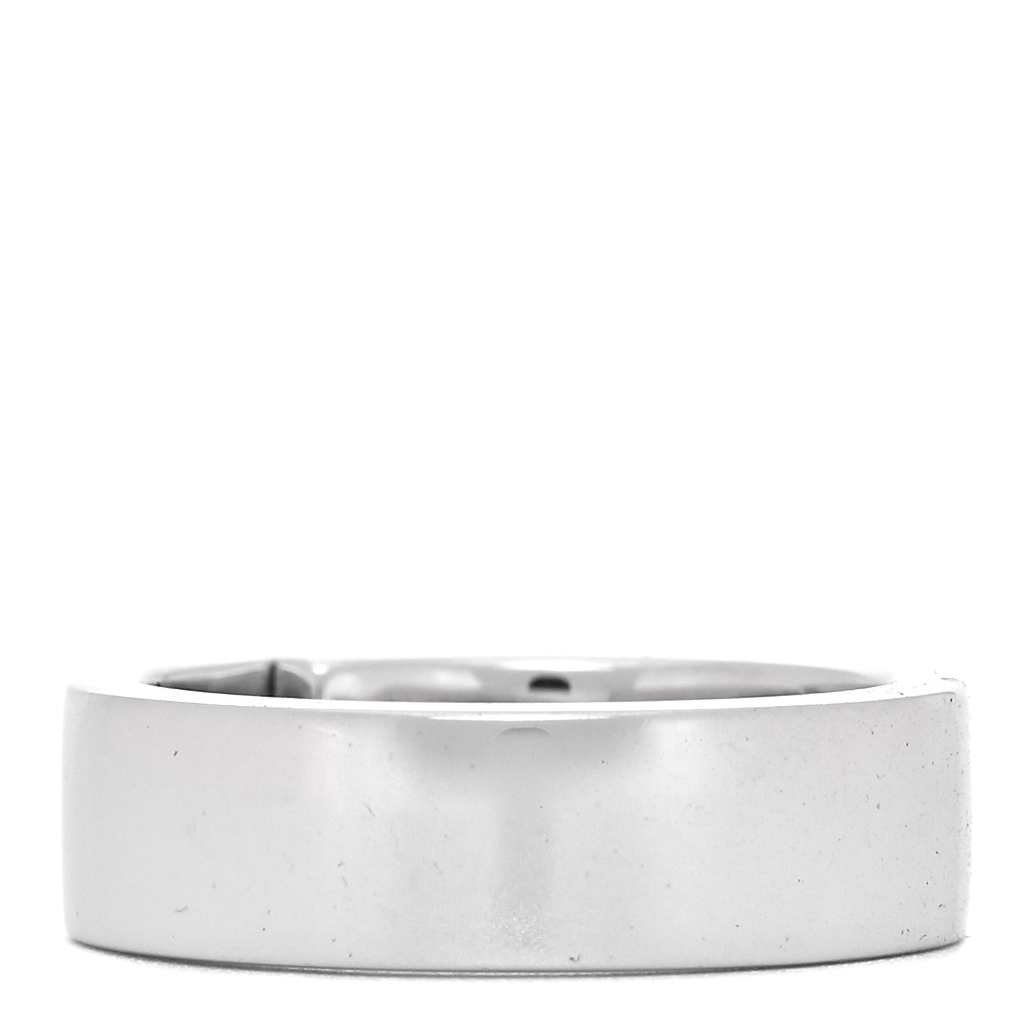 Cartier 18K White Gold Diamond Anniversary Band Ring 48 4.5 3 of 4