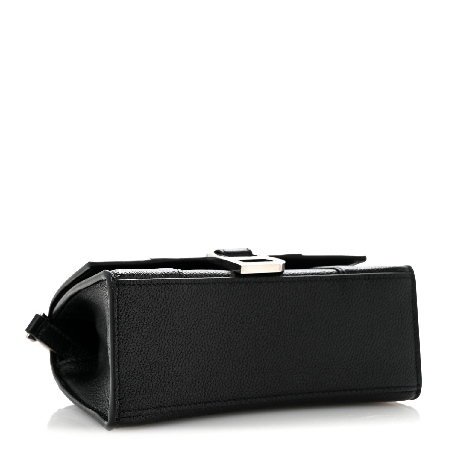 Balenciaga Grained Calfskin Hourglass Top Handle Bag XS Black 4 of 10