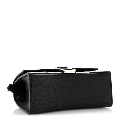 Balenciaga Grained Calfskin Hourglass Top Handle Bag XS Black 4 of 10