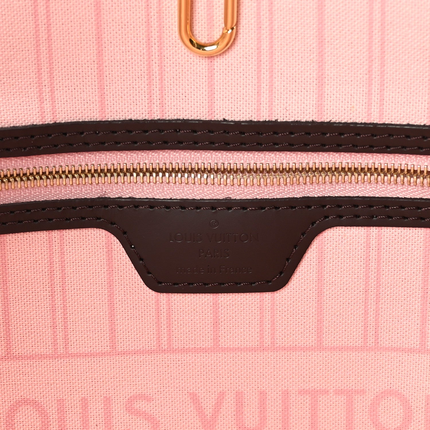 Louis Vuitton Damier Ebene Neo Neverfull MM Rose Ballerine 6 of 9