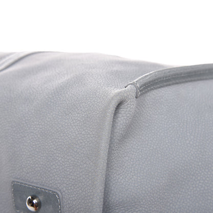 Chanel Iridescent Caviar Camellia Flower Shopping Tote Grey 13 of 16