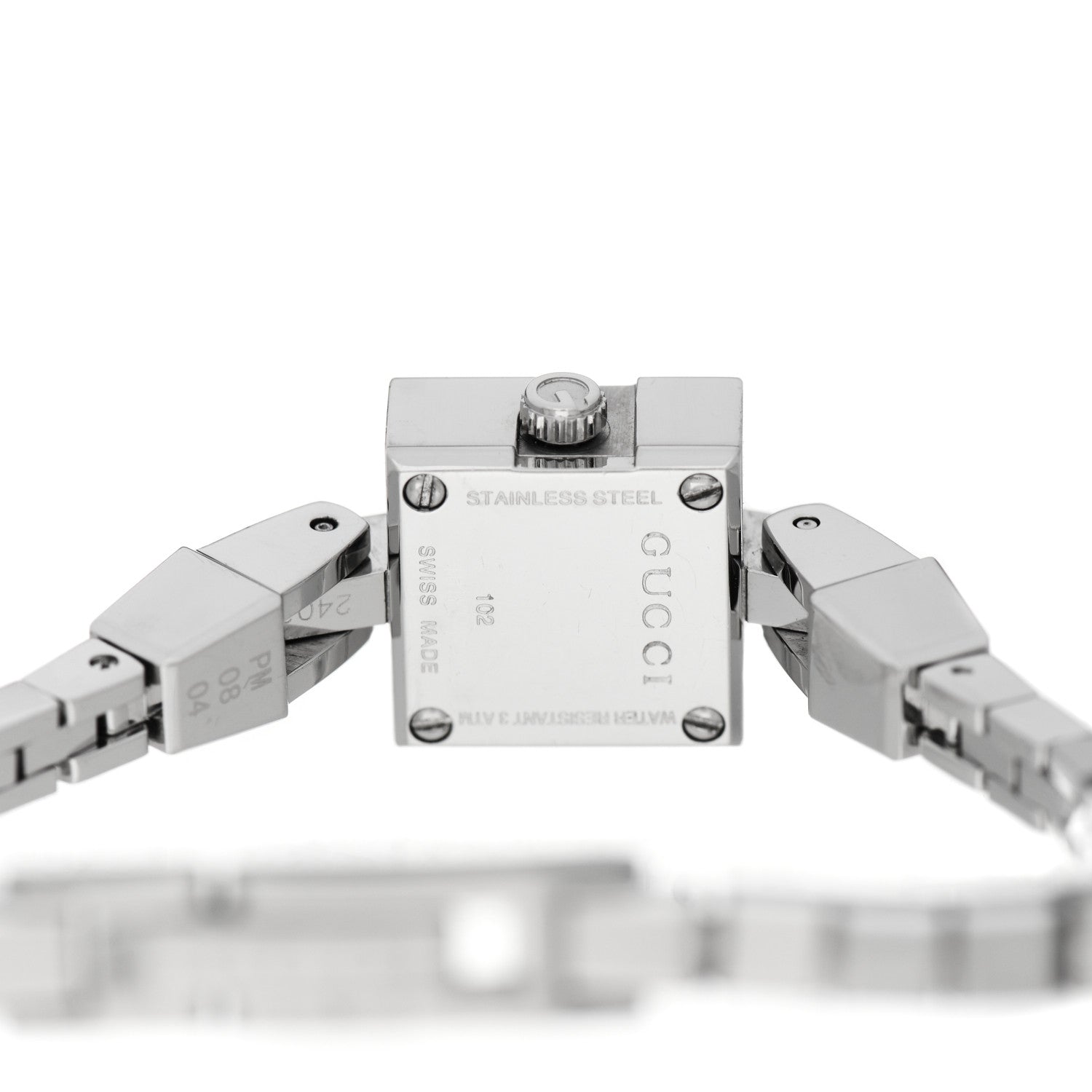 Gucci Stainless Steel Diamond 14mm 102 G-Mini Quartz Watch 4 of 5