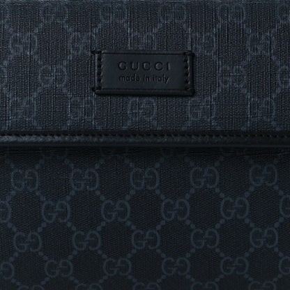 Gucci GG Supreme Monogram Web Slim Belt Bag Black Grey 11 of 11