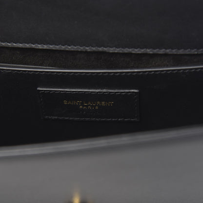 Saint Laurent Calfskin Small Classic Monogram Kate Tassel Satchel Black 6 of 15