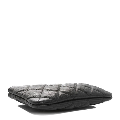 Chanel Caviar Quilted Small Cosmetic Case Black 4 of 8