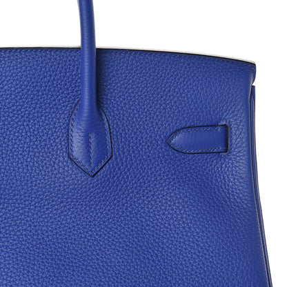 Hermes Togo Birkin 35 Bleu Electrique 26 of 31