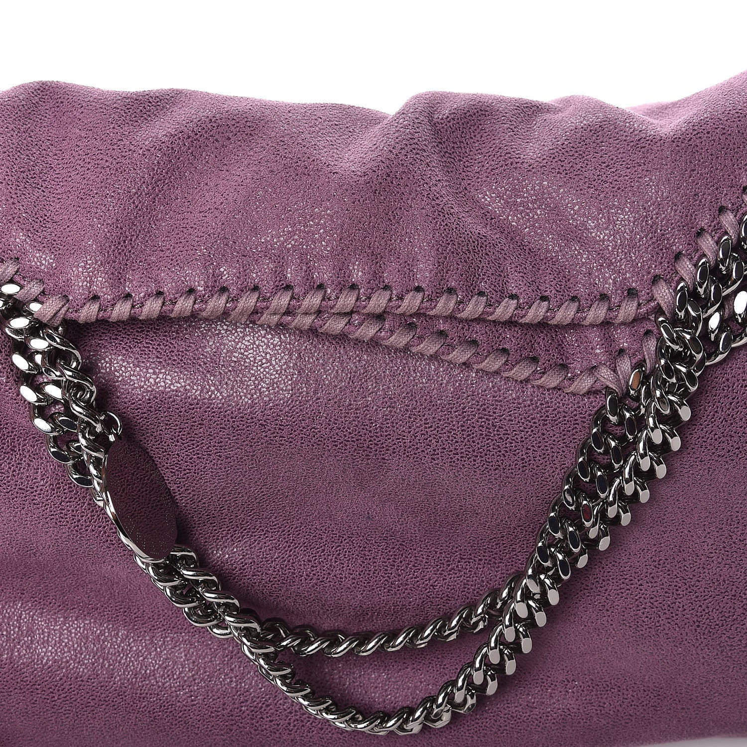 Stella McCartney Shaggy Deer Falabella Fold Over Tote Amethyst 10 of 10
