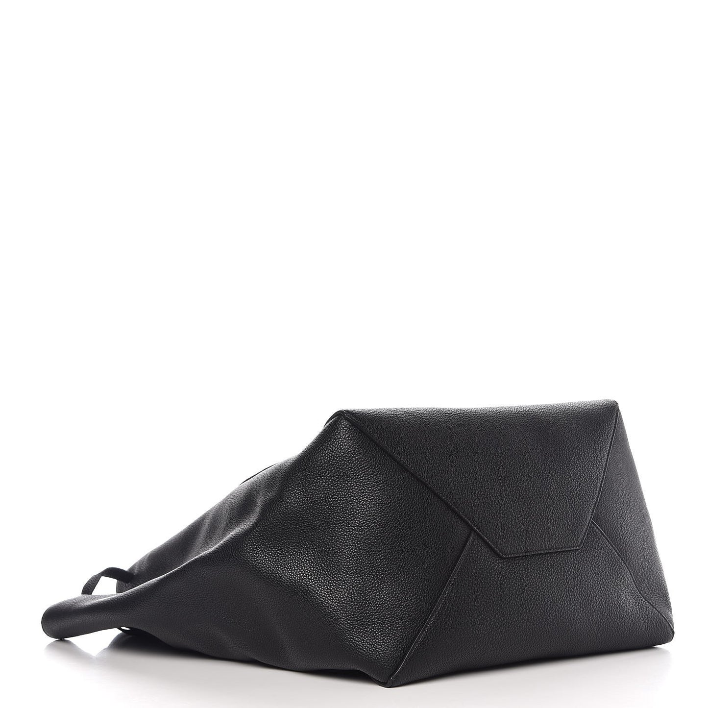 Soft Grained Calfskin Medium Belt Cabas Phantom Black