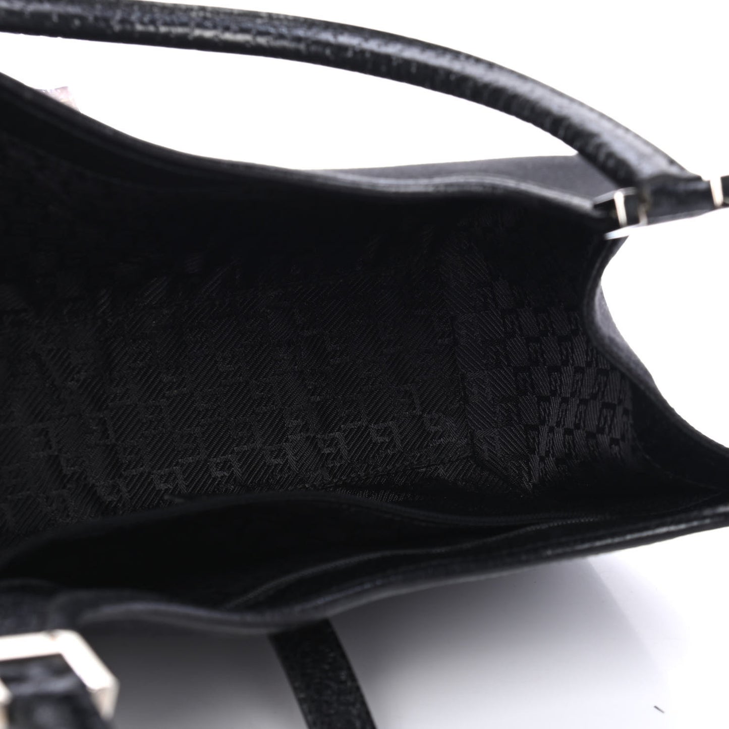 Monogram Bardot Shoulder Bag Black