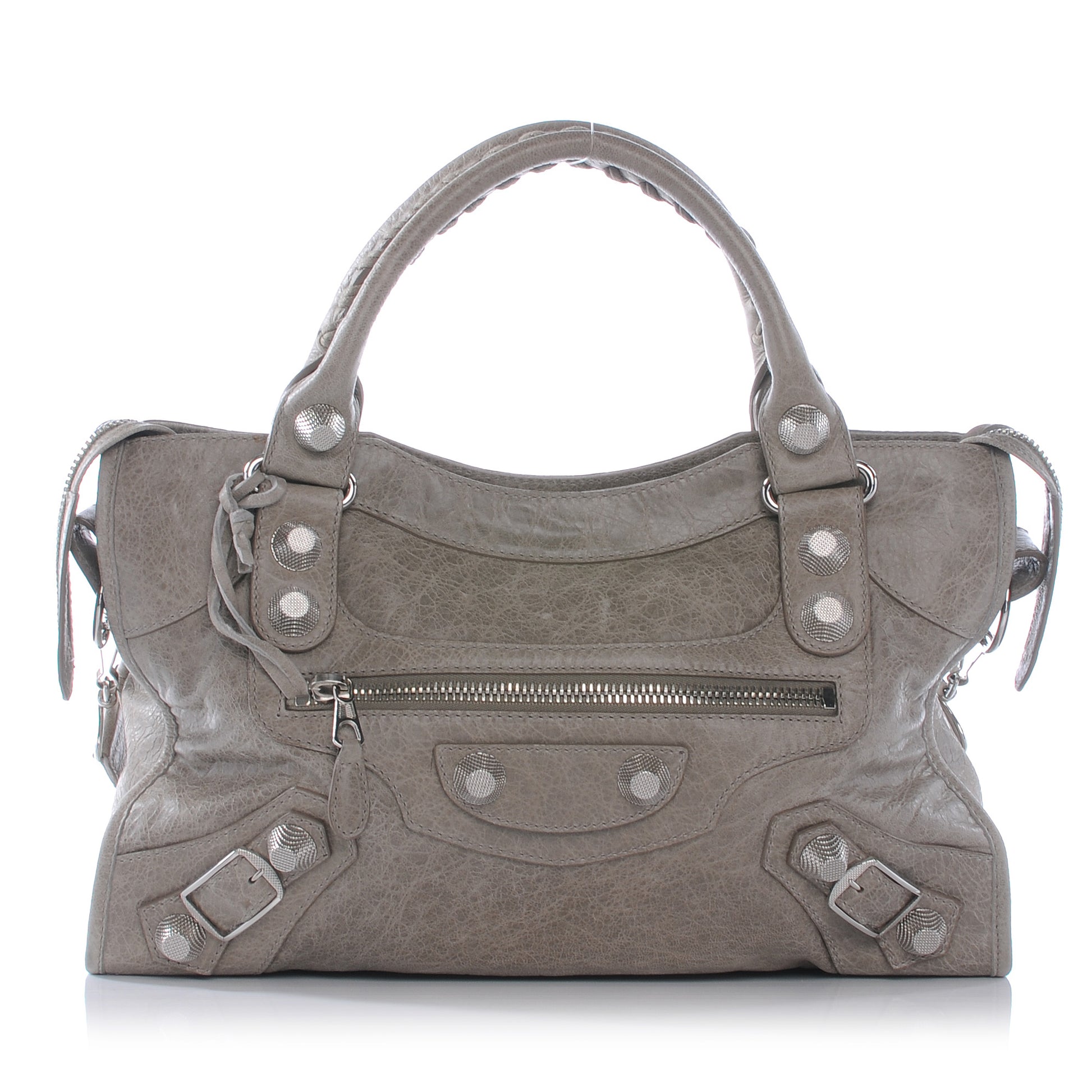 Balenciaga Agneau Giant 21 Silver Hardware City Papyrus 1 of 7
