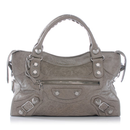 Balenciaga Agneau Giant 21 Silver Hardware City Papyrus 1 of 7