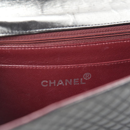 Chanel Lambskin Micro Quilted Medium Single Flap Black 10 of 13