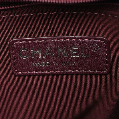 Chanel Goatskin Ombre Faded Quilted Large Boy Flap Grey 6 of 13