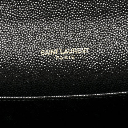 Saint Laurent Grain de Poudre Mini Uptown Crossbody Bag Black 6 of 13