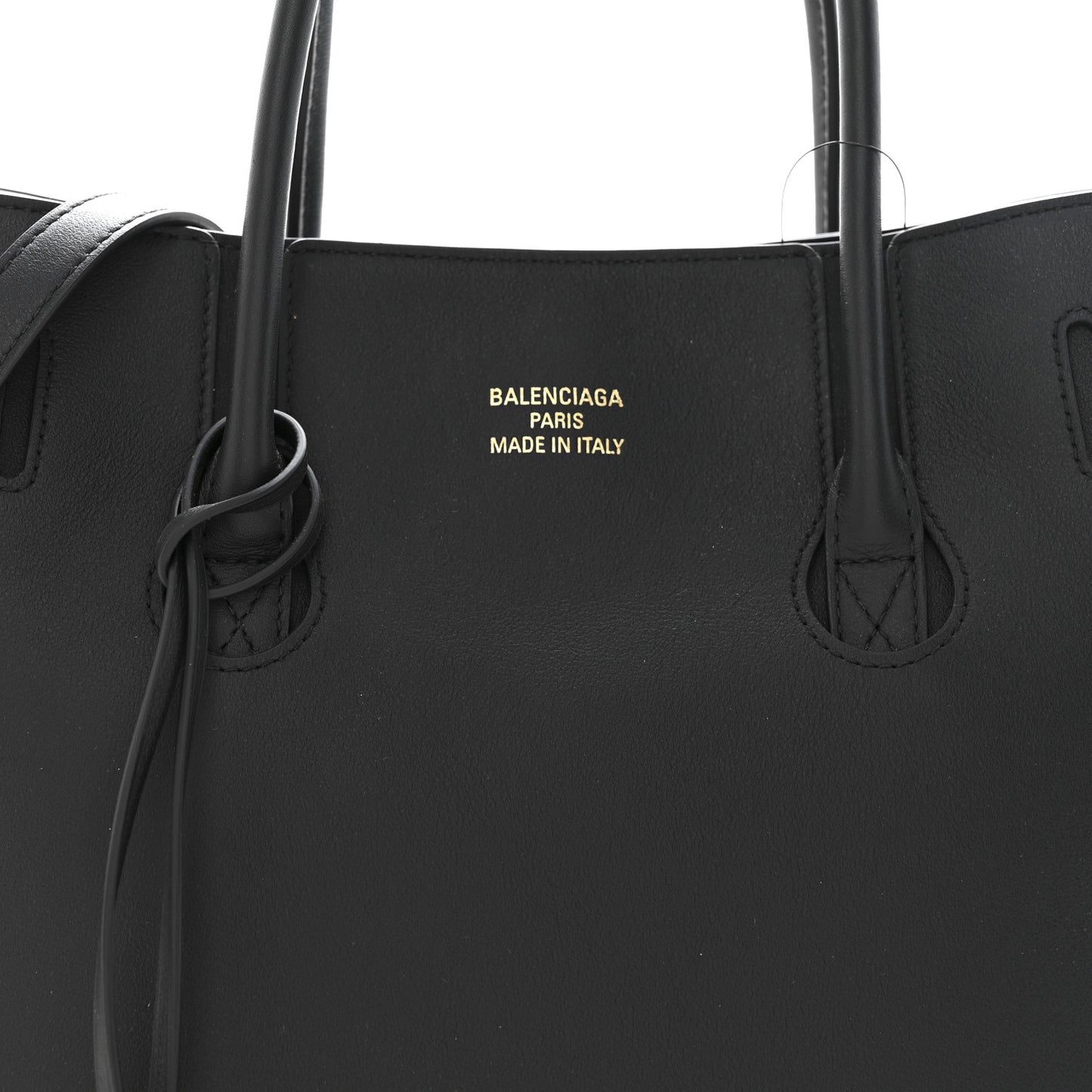 Smooth Calfskin Hampton Carry All Bag Black