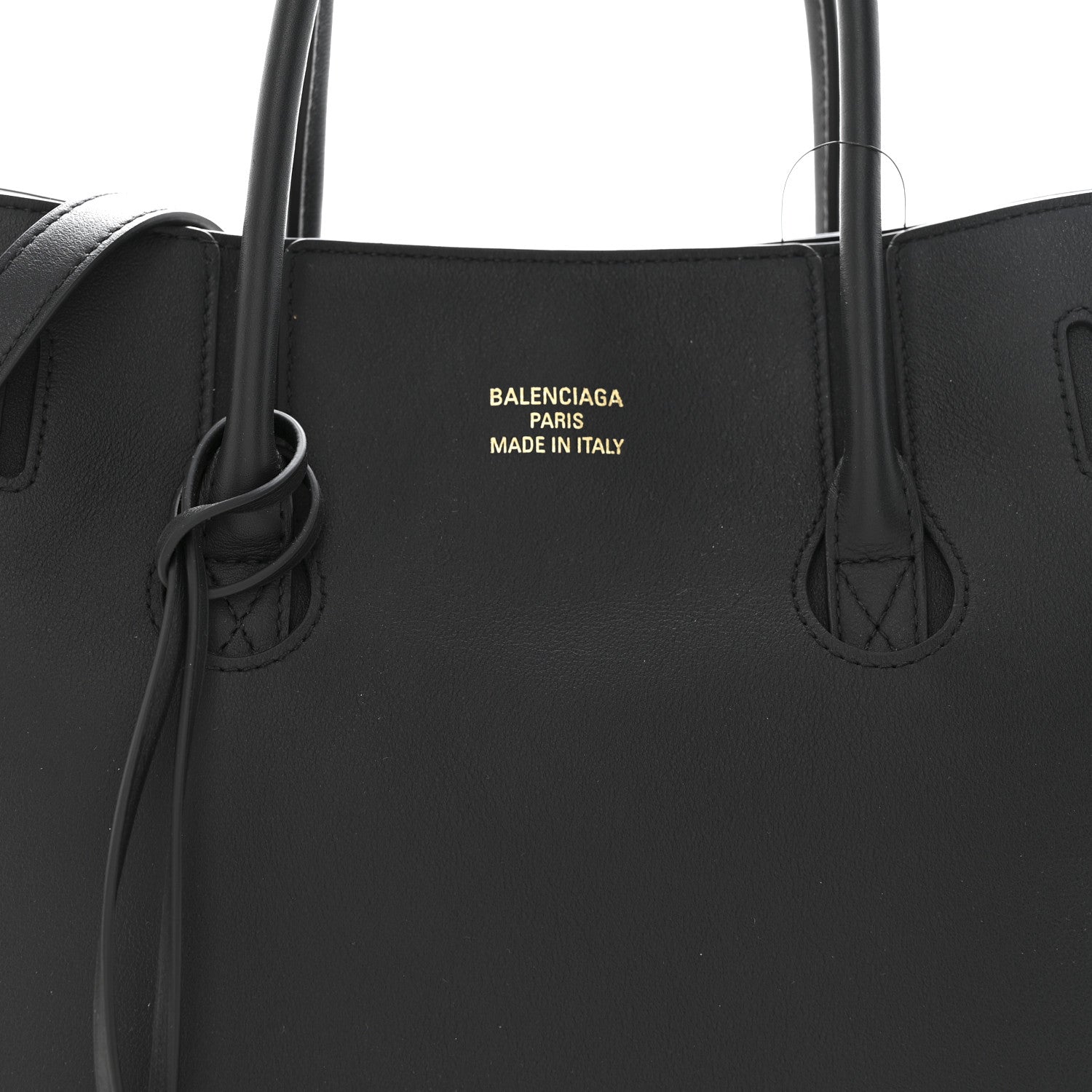 Balenciaga Smooth Calfskin Hampton Carry All Bag Black 8 of 10