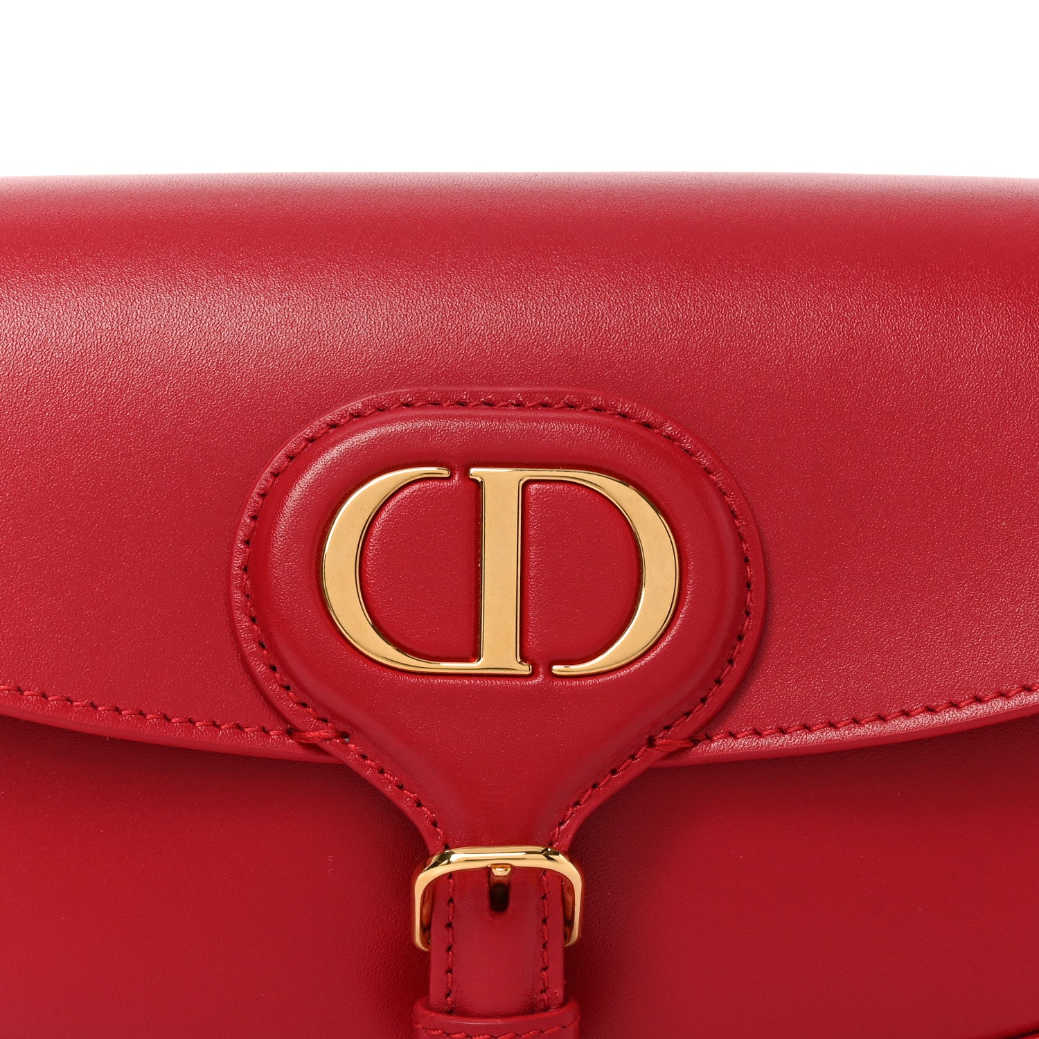 Christian Dior Box Calfskin East West Bobby Bag Flame Scarlett 8 of 10