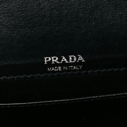 Prada Nylon Calfskin Mini Crossbody Bag Black 5 of 6