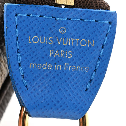 Louis Vuitton Monogram 2019 Christmas Animation Mini Venice Pochette Accessories Blue 10 of 11