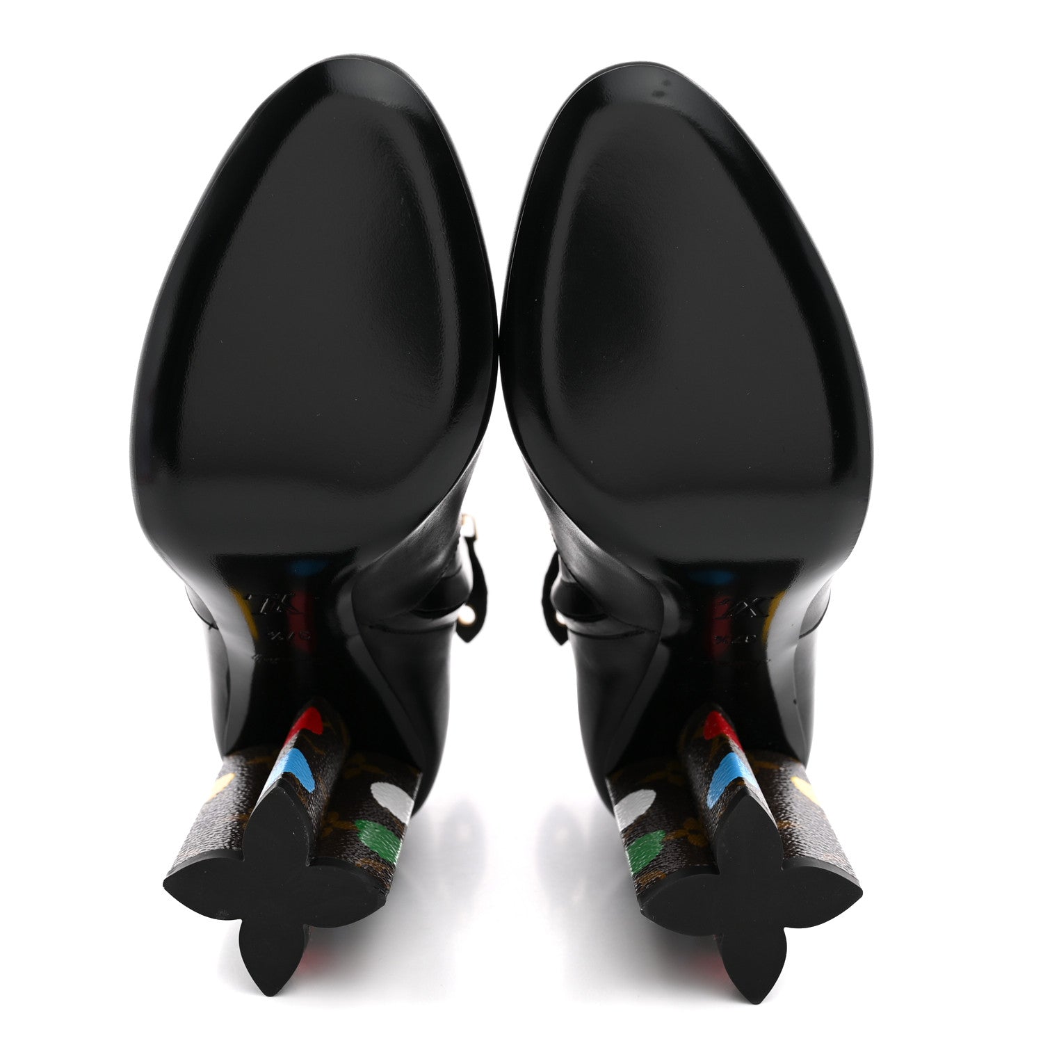 Louis Vuitton LV X YK Calfskin Monogram Silhouette Ankle Boots 37.5 Black 7 of 12