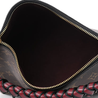 Louis Vuitton Monogram Beaubourg Hobo Mini Bordeaux Red Peach Safran Blue Jean Blue 4 of 4