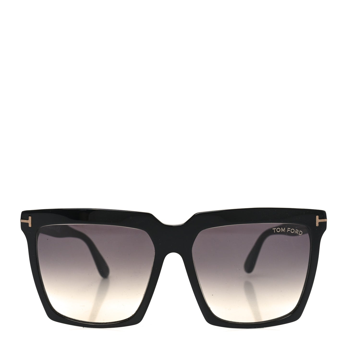 Acetate Sabrina-02 Square Sunglasses TF764 Black