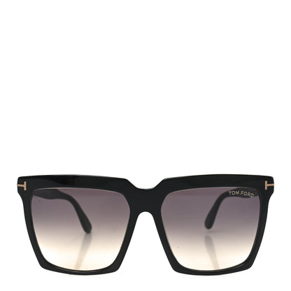 Tom Ford Acetate Sabrina-02 Square Sunglasses TF764 Black 2 of 7
