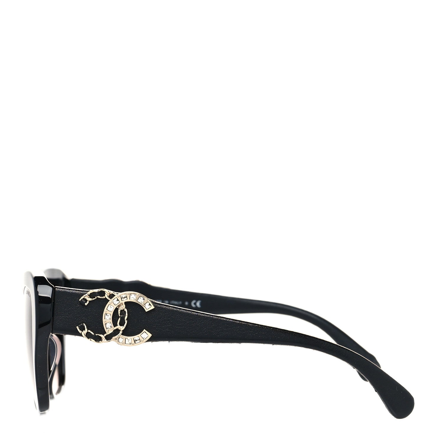 Chanel Acetate Lambskin CC Sunglasses 5457-Q-A Black 3 of 10
