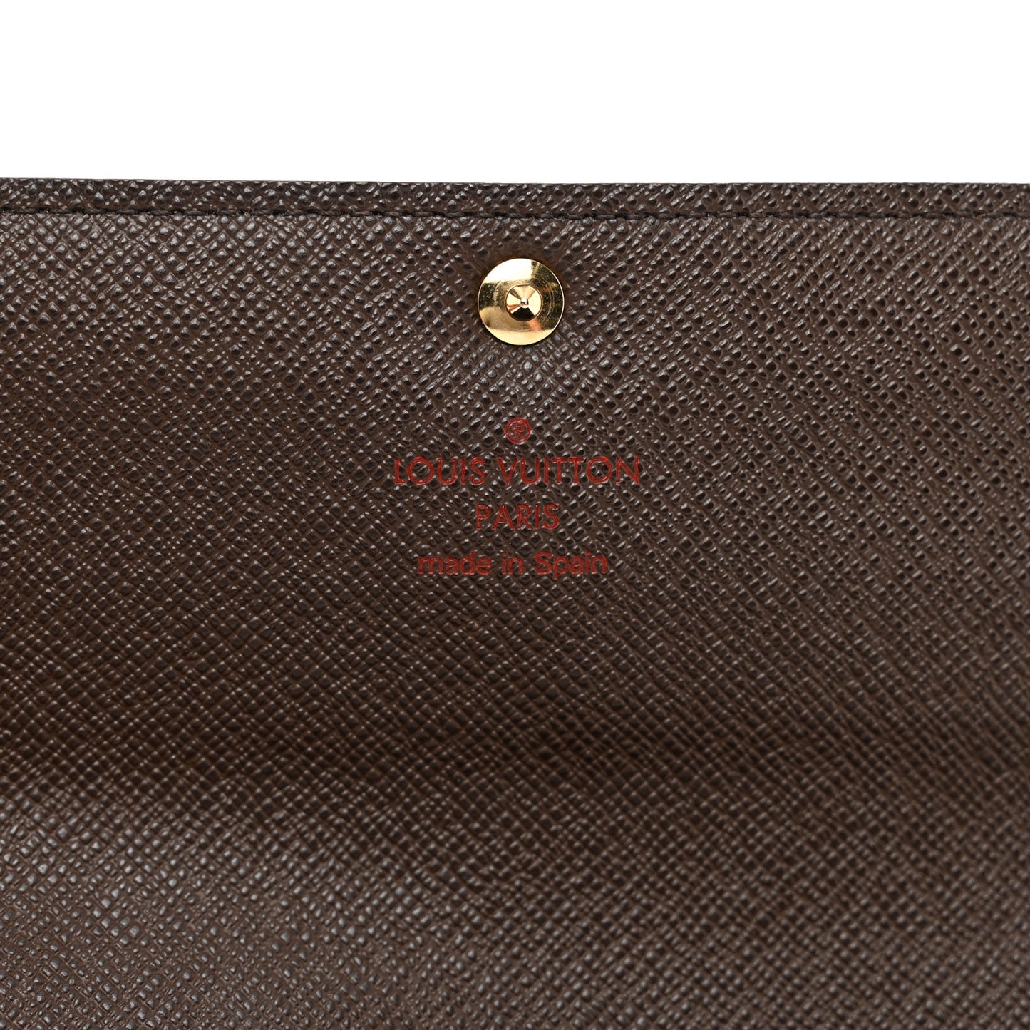 LOUIS VUITTON Damier Ebene Sarah Wallet