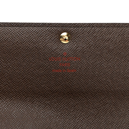 Louis Vuitton LOUIS VUITTON Damier Ebene Sarah Wallet 6 of 8
