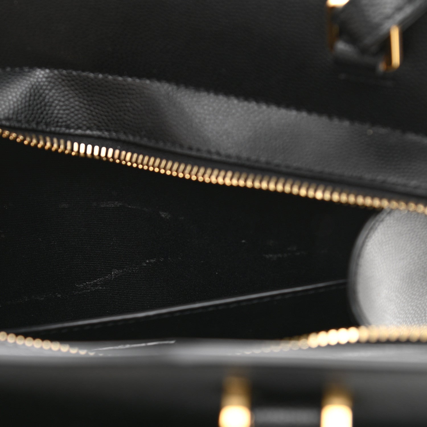 Saint Laurent Grain De Poudre Small Uptown Tote Black 13 of 13