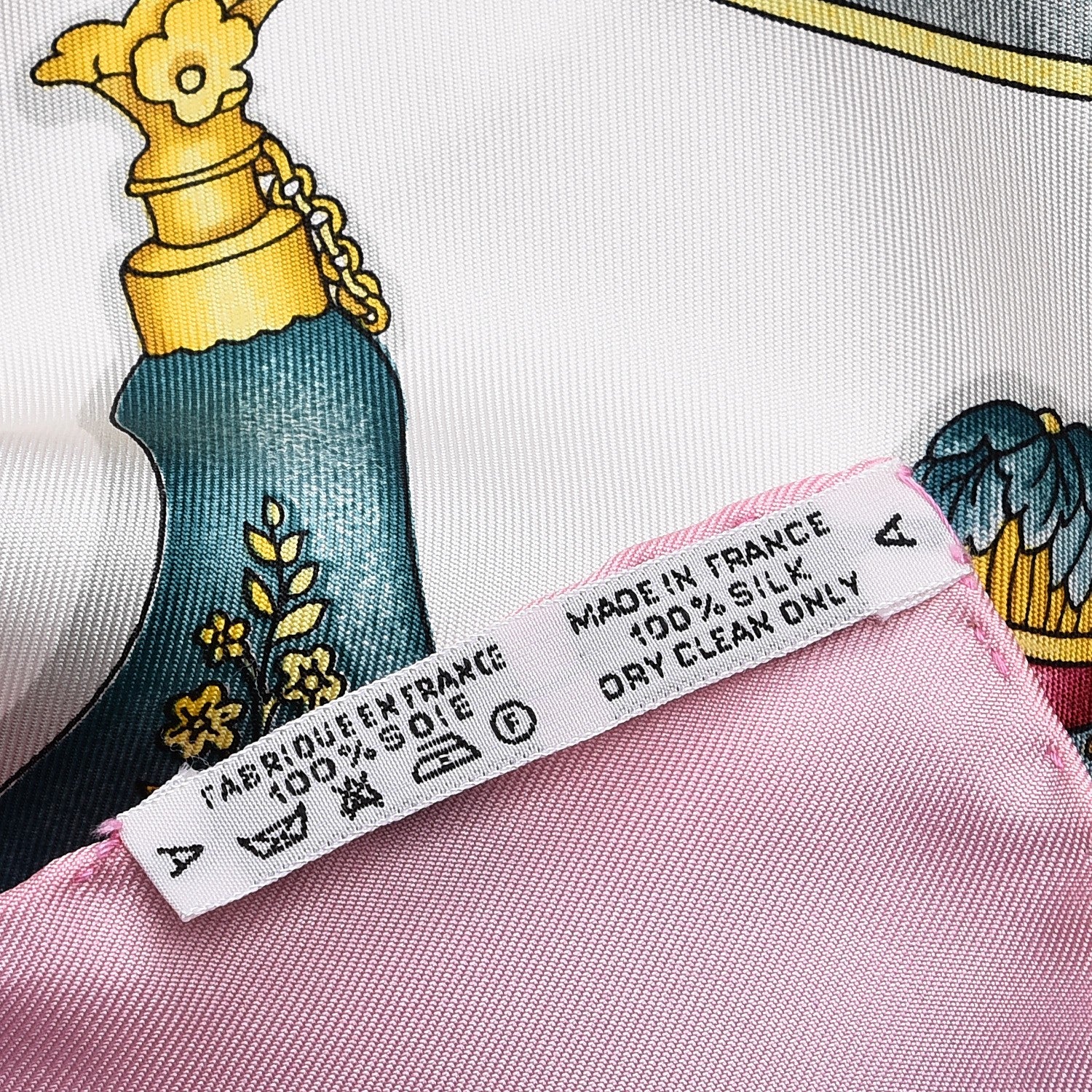 Hermes Silk Qu'Importe Le Flacon Scarf 90 7 of 7