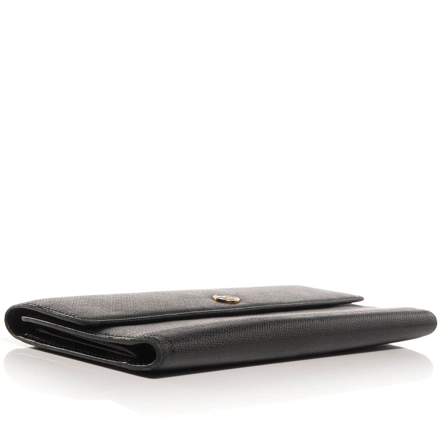 Chanel Calfskin Large Flap Wallet Black 4 of 8