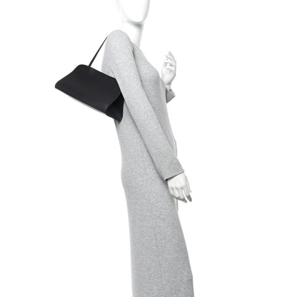 The Row Smooth Calfskin Peggy Bag Black 2 of 9