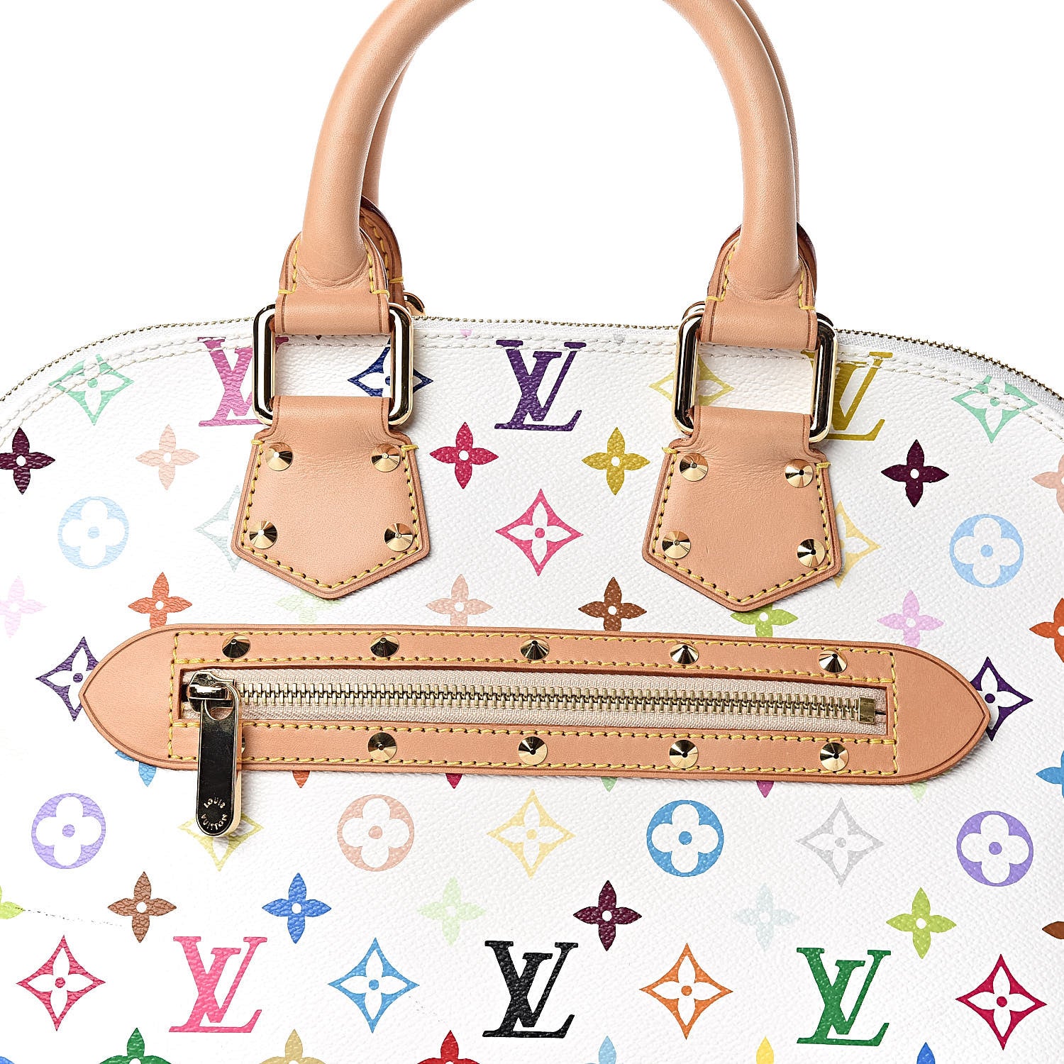 Louis Vuitton Monogram Multicolor Alma White 11 of 11