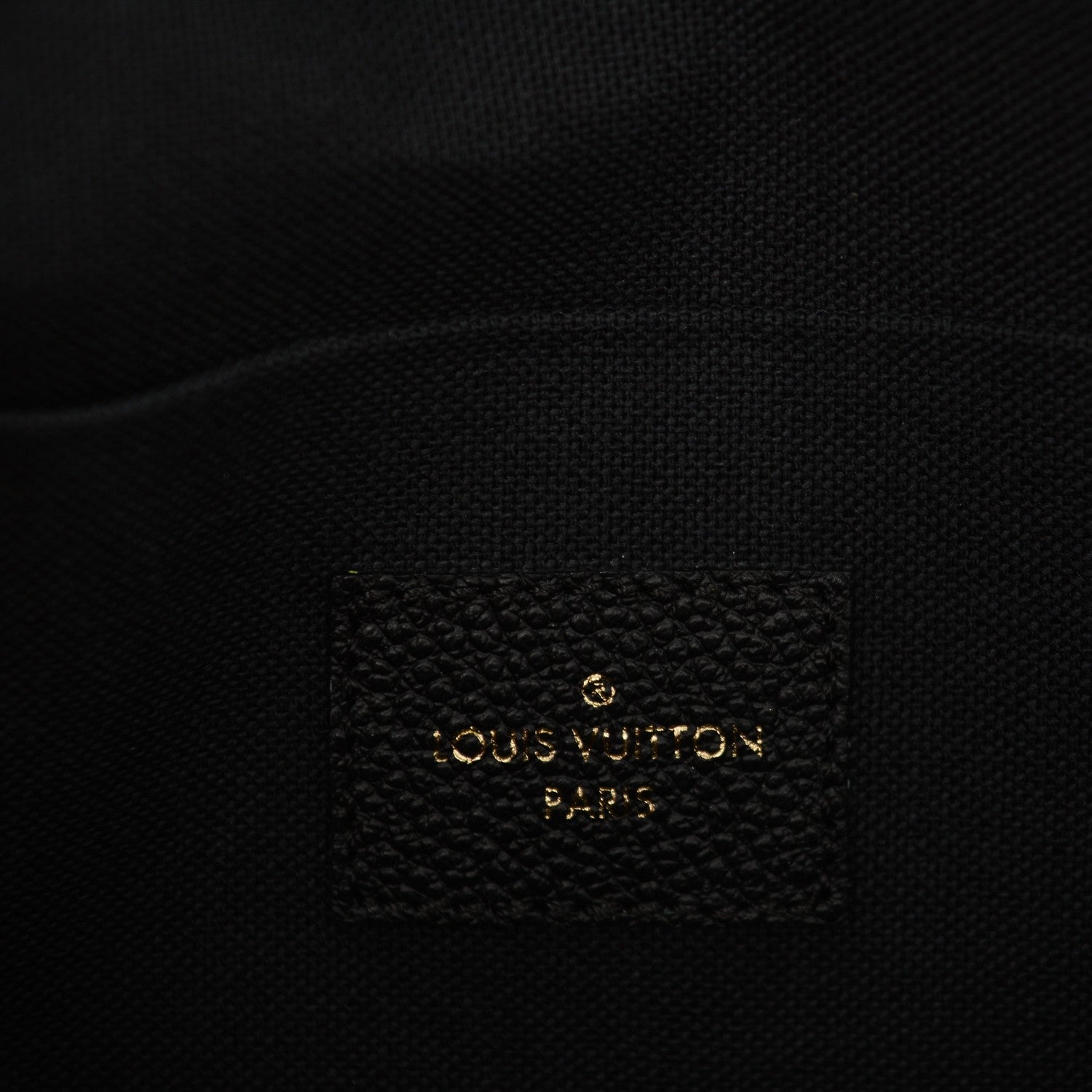 Louis Vuitton Empreinte Pochette Felicie Chain Wallet Black 6 of 8