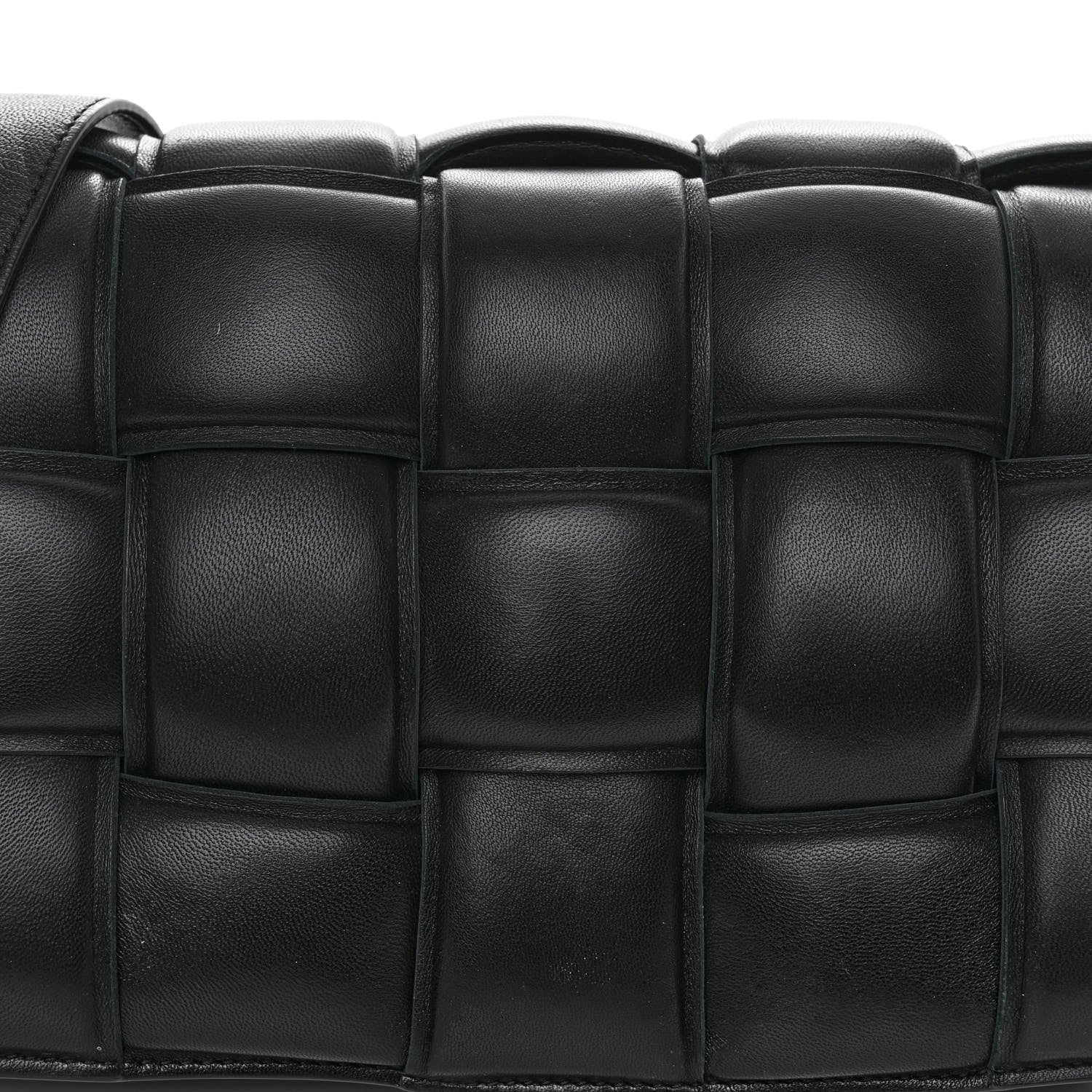 Bottega Veneta Nappa Maxi Intreccio Padded Cassette Crossbody Bag Black 7 of 9