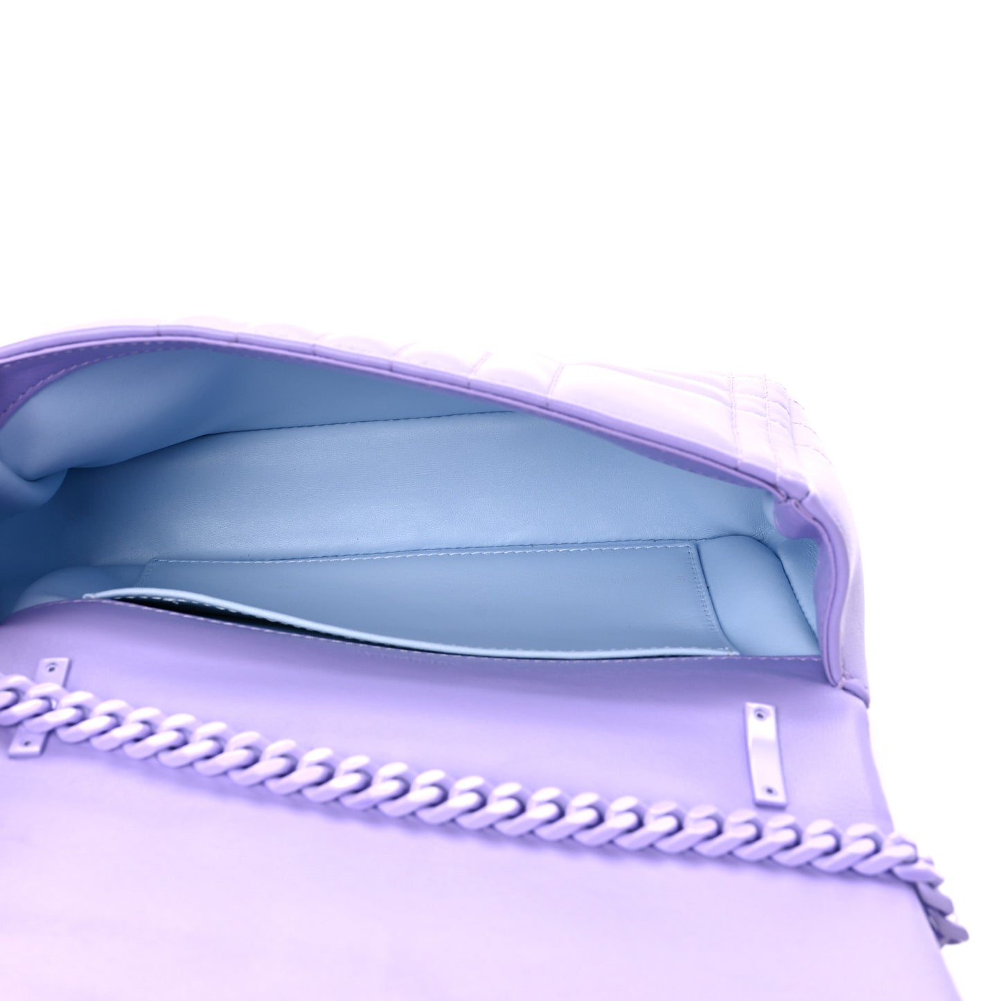 Lambskin Quilted Small Lola Bag Soft Violet