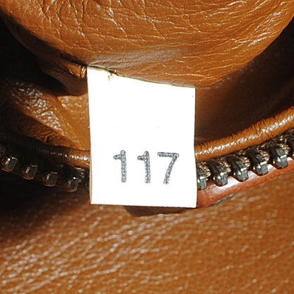 Prada Washed Buffalo Bauletto Hobo Naturale 8 of 8