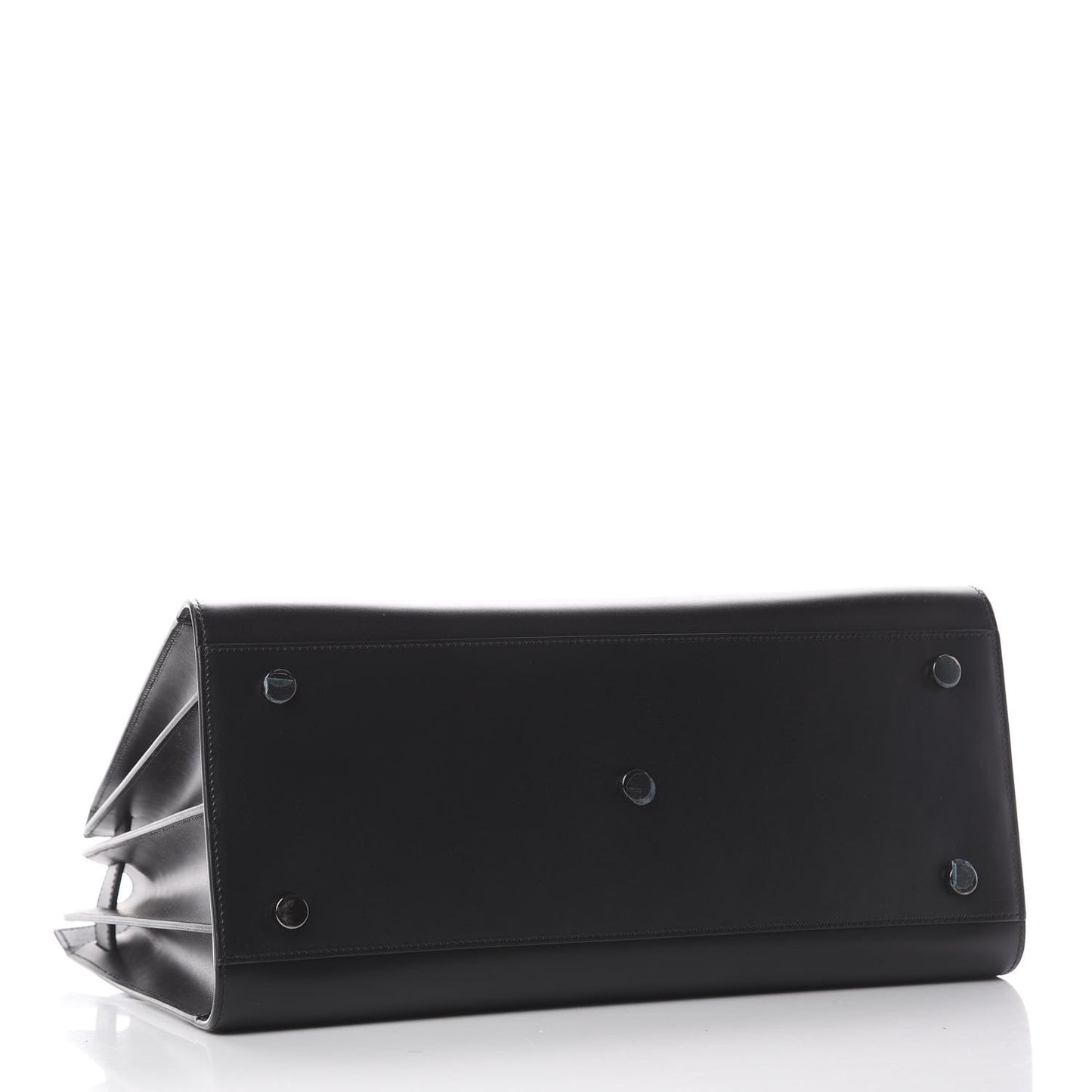 Smooth Calfskin Small Sac De Jour Black