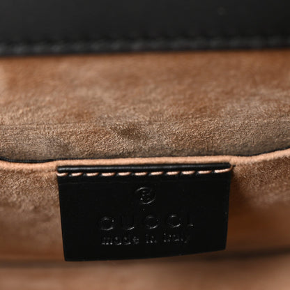 Gucci Calfskin Mini Sylvie Chain Shoulder Bag Black 6 of 10