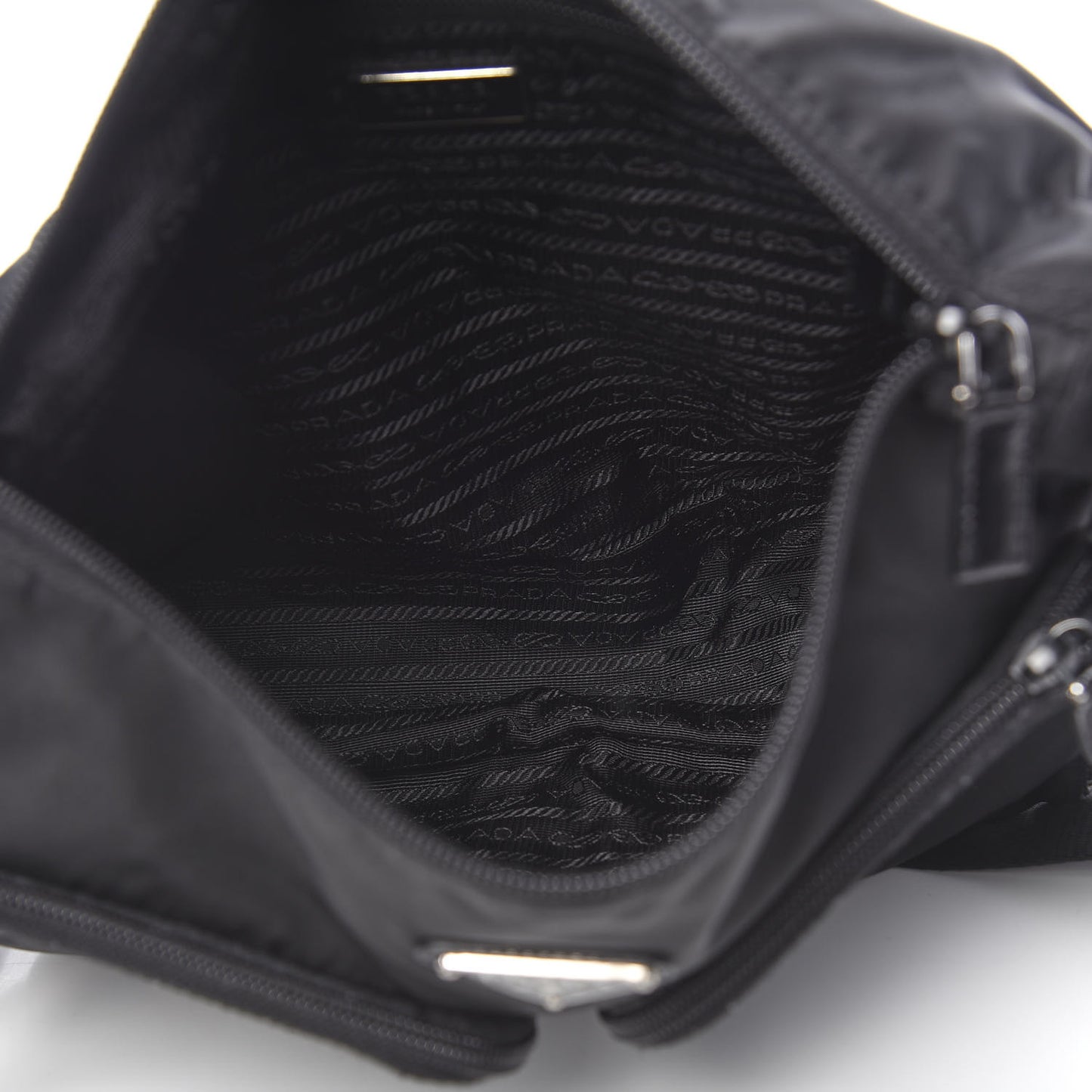 Tessuto Nylon Messenger Bag Black
