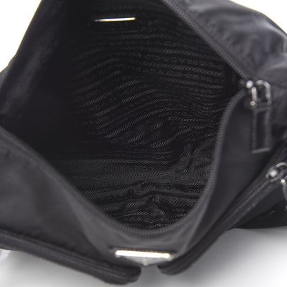 Prada Tessuto Nylon Messenger Bag Black 5 of 10
