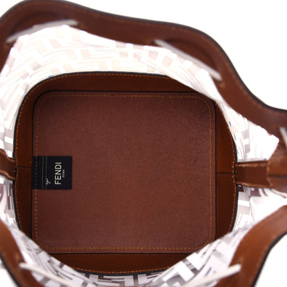 Fendi TPU FF Vitello Aura F is Fendi Grande Mon Tresor Bucket Bag White Cuoio 5 of 10